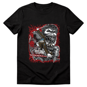Polera Anime Shingeki no Kyojin Levi Ackerman Negra 100% Algodón